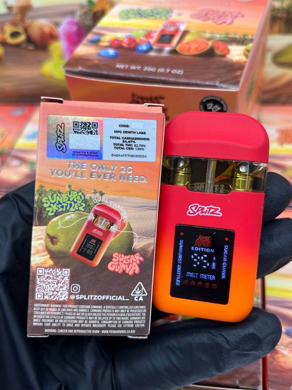 SPLITZ 2G Disposable – Premium 2000mg Dual-Section Series Buy SPLITZ 2G Disposable Online at Mega Trap Vape Shop