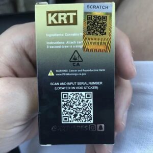 Order authentic KRT Carts at Mega Trap Vape Shop. Featuring premium CCELL ceramic technology, lab-verified distillate oil, and rapid, discrete US shipping!